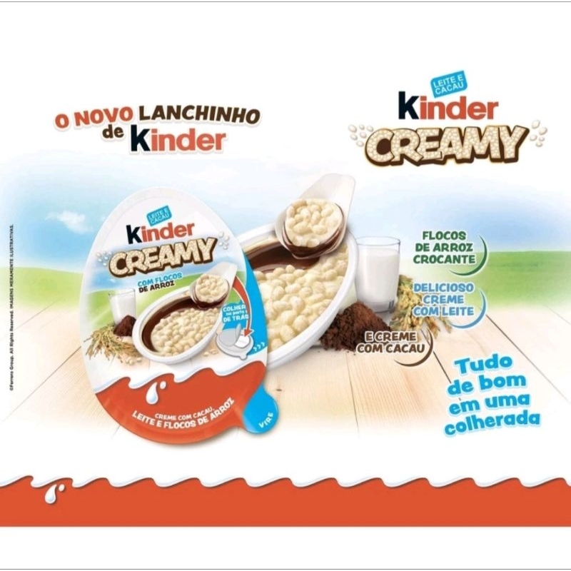 

Kinder Creamy Milk & Crunchy 19gr 1pcs