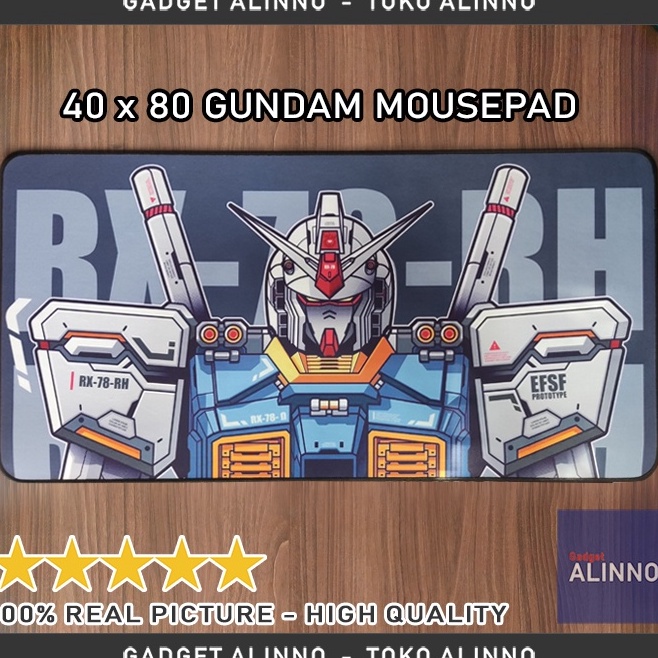 KODE H84H Mousepad Gundam RX78RH Mousepad 4 x 8 Gundam RX  78