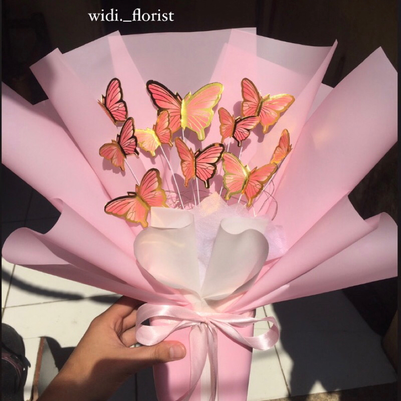buket kupu kupu/buket butterfly/buket kupu kupu led/buket butterfly led/bucket kupu kupu/bucket kupu