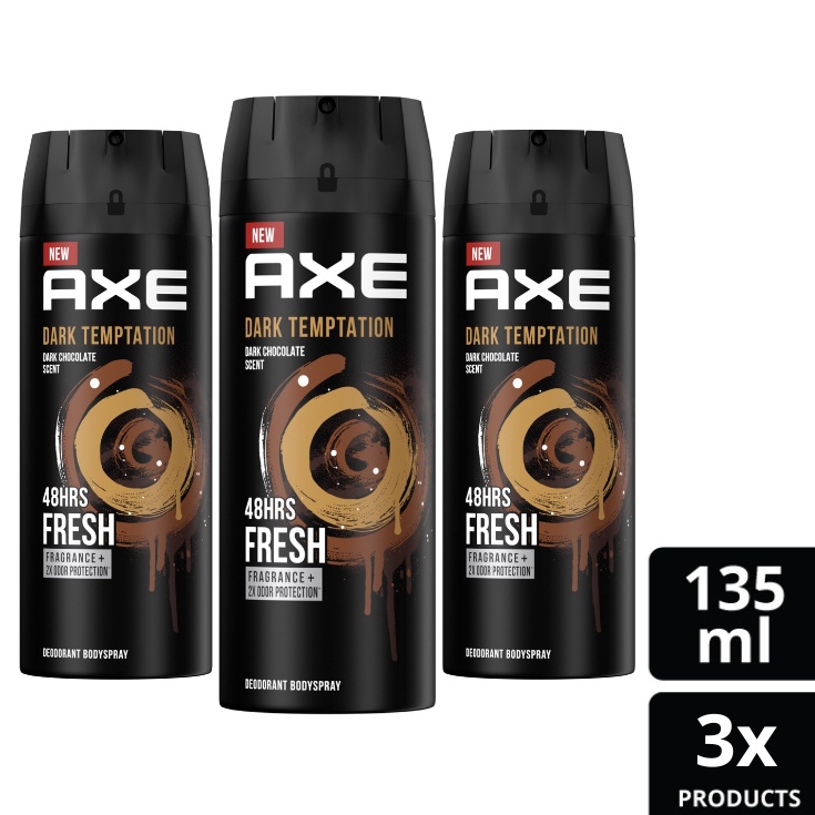Axe Dark Temptation 135ml Triplepack j V5S6