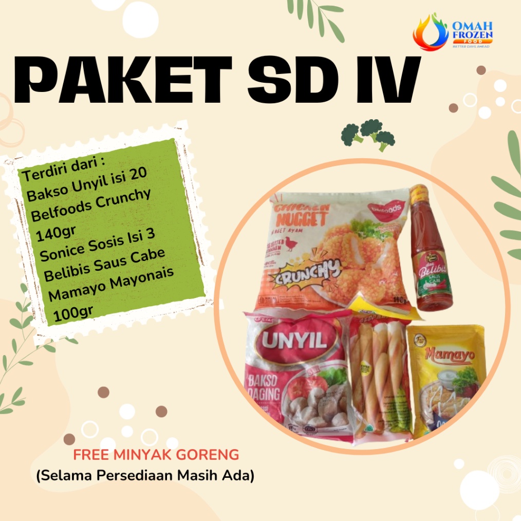 

PROMO SPESIAL Paket Frozen Food Paket Ramadhan Paket Murah SD IV