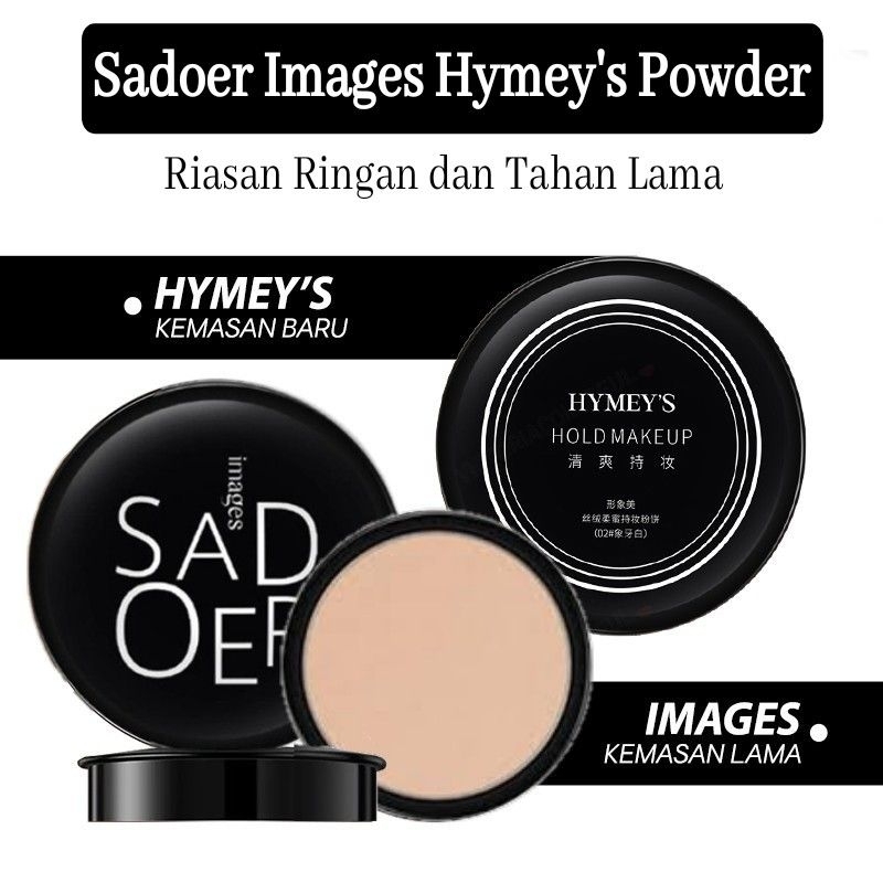 Sadoer Images Hymeys Powder Bedak Padat Glowing Tahan Lama Anti Air