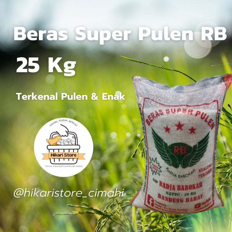 

Beras Super Pulen RB 25Kg Berkualitas