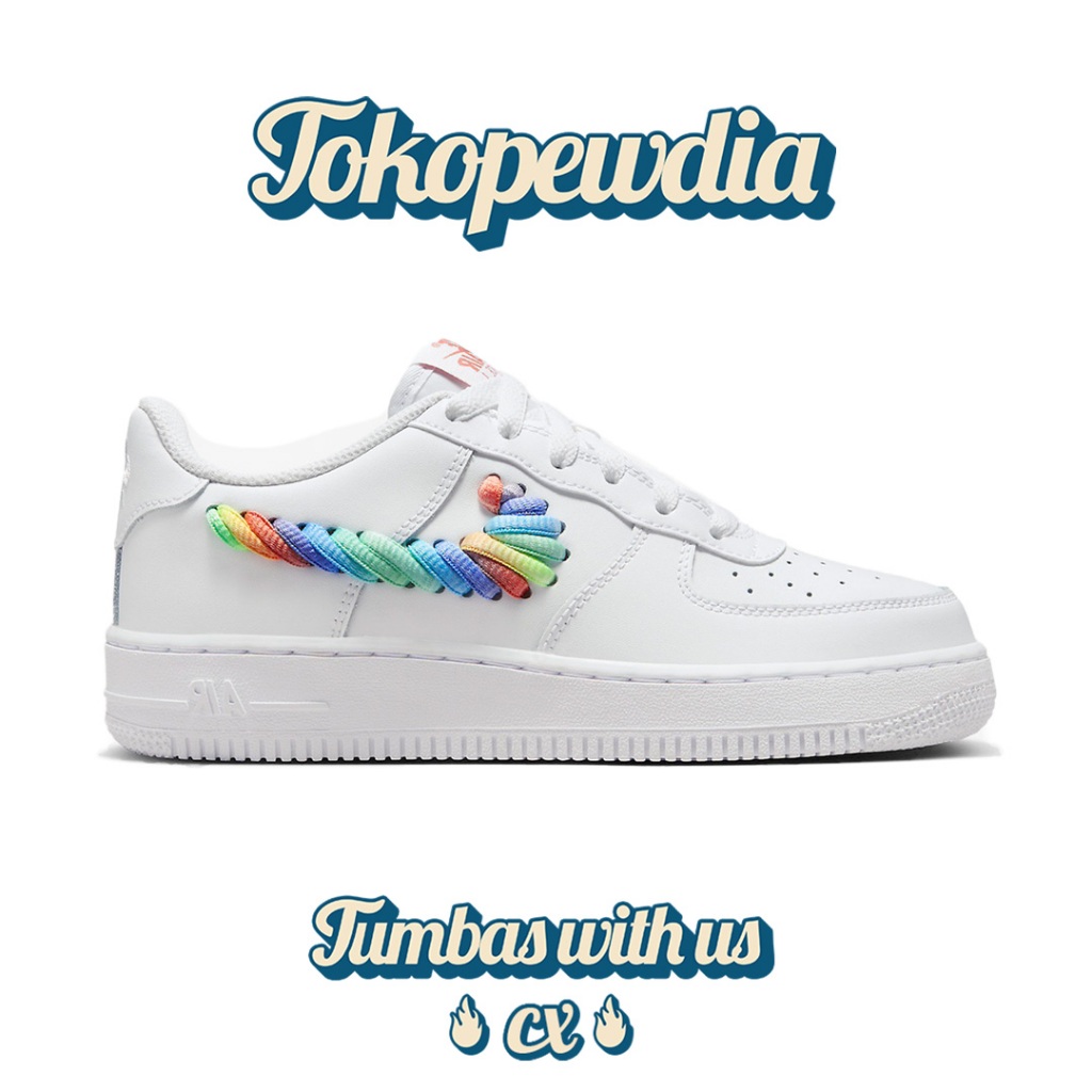 Nike Air Force 1 Low Rainbow Swoosh