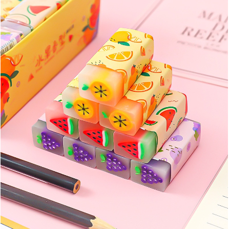 

Penghapus Fruit Lucu Pensil Motif Buah Fruits Eraser Penghapus Motif Buah Murah
