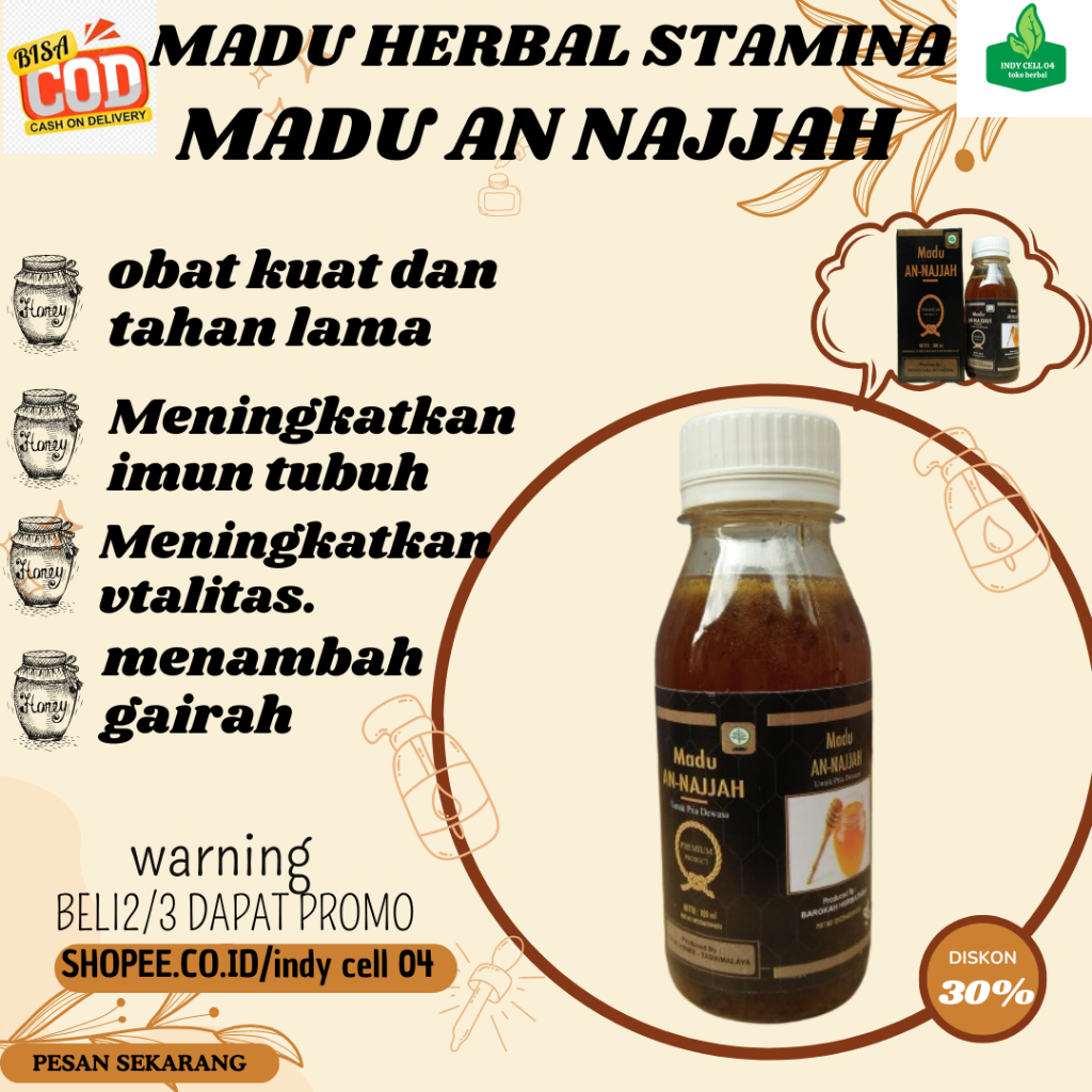 

Madu Herbal Alami Obat herbal madu an najjahMADU STAMINA PRIA DEWASA MADU MURNI ASLI HERBAL