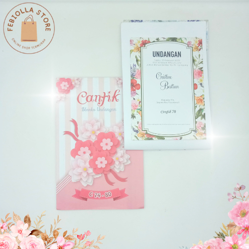 CETAK UNDANGAN PERNIKAHAN FULL COLOUR - UNDANGAN NIKAH CANTIK SERIES 2 LIPAT ELEGANT HARD COVER