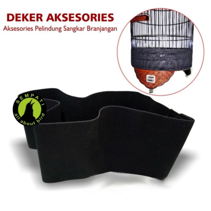 Deker branjangan aksesoris pelindung sangkar branjangan