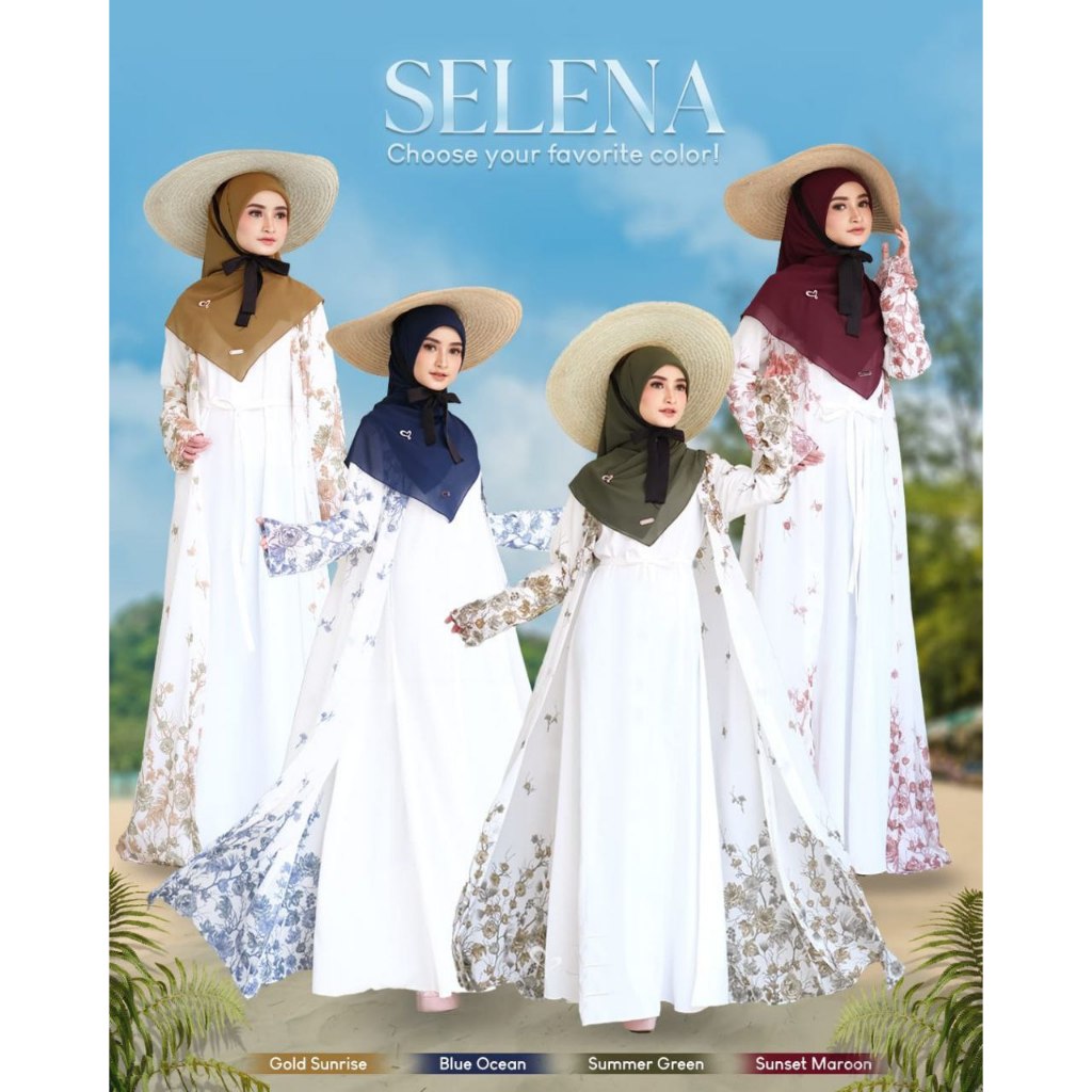 Selena dress Salvina Hijab By Salvina Hijab