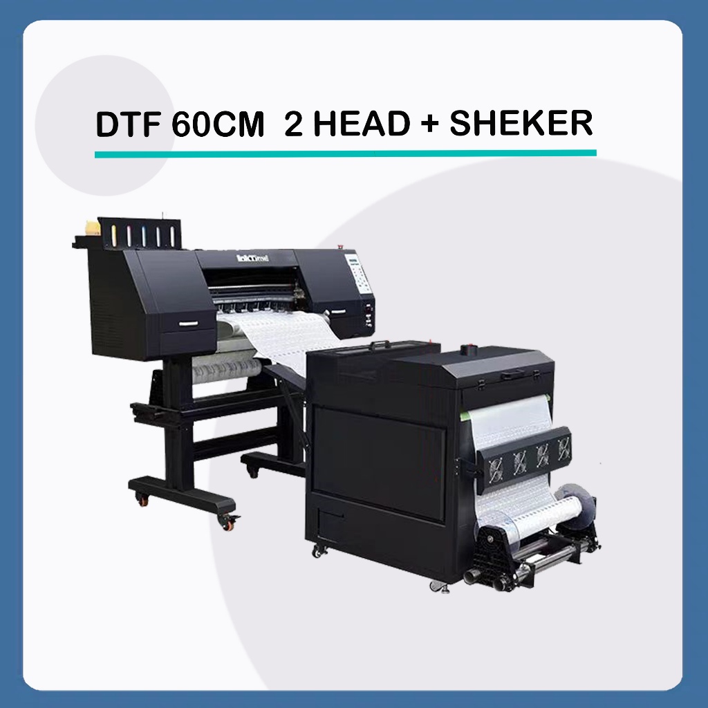 Mesin DTF-G6021 Printing Sablon 60 cm with EPSON i1600 DTF 60CM  2 Head + Sheker