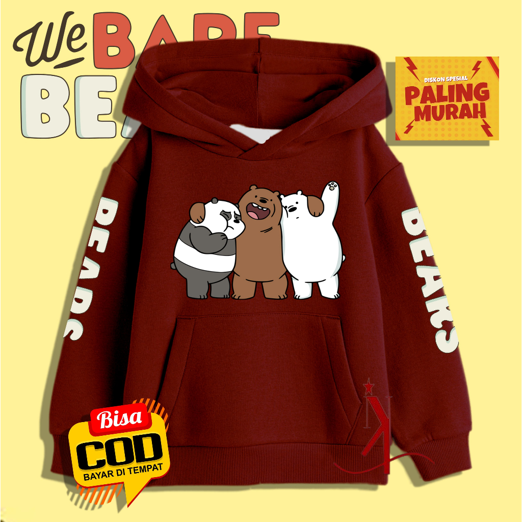 Jaket Hoodie Anak Beruang / Jaket Hoodie Anak Bears / Jaket Anak