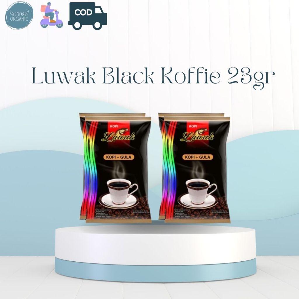 

Kopi Luwak Plus Gula Black Coffee Bag 1 Renteng Isi 16 Sachet X 23 Gr