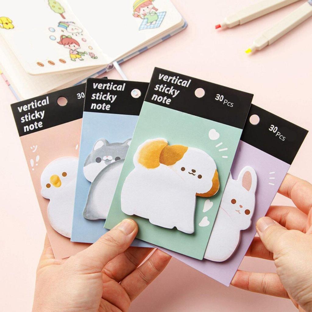 

Yoibeauty - Notes Label Pesan Memo Tempel Post It Animal, Sticky Note Desain Karakter Hewan Lucu