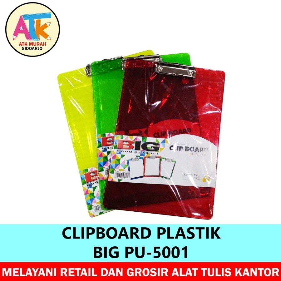 

CLIP BOARD PLASTIK BIG - F4