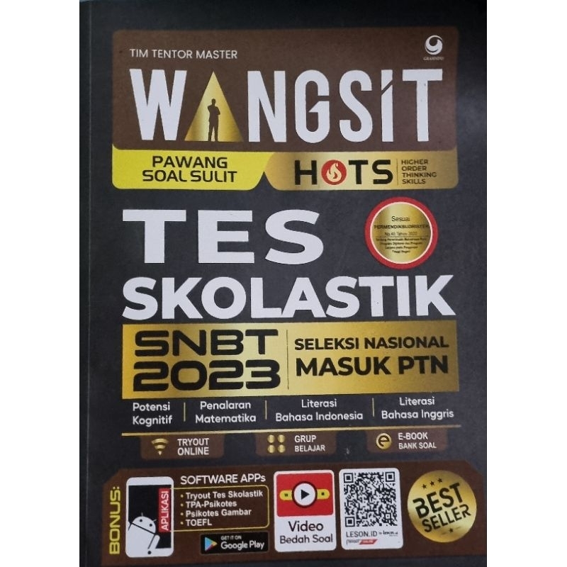 Buku Wangsit SNBT 2023 Skolastik ORI PRELOVED BEKAS MURAH SNBT UTBK SMA SMK KELAS 12 XII ASLI
