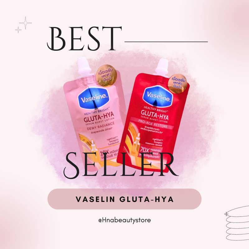 VASELINE GLUTA HYA THAILAND SACHET 30ml
