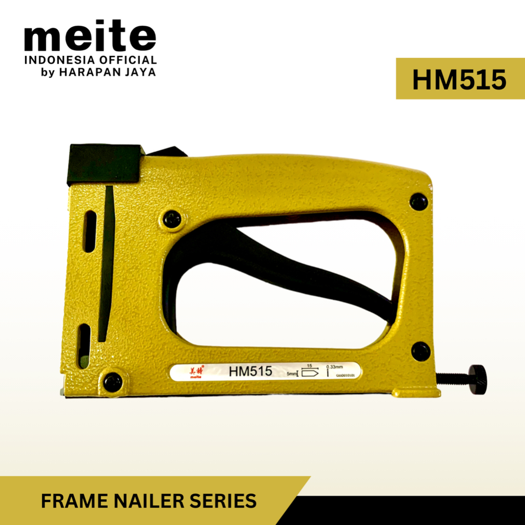 Meite HM 515 Flexi Point Gun Manual HM515 Paku Bingkai Figura Frame Tacker