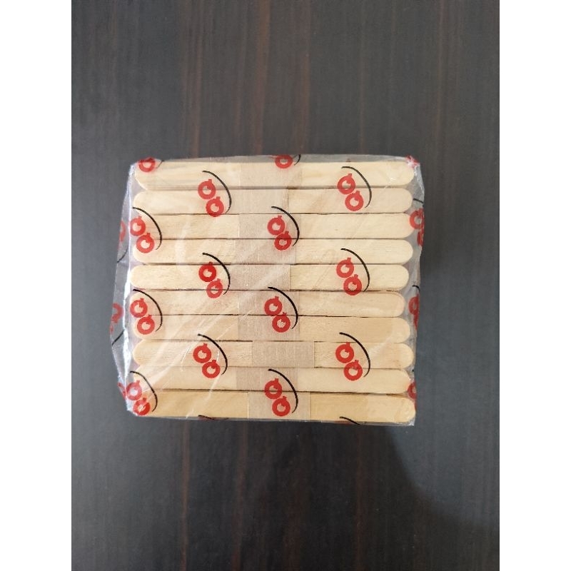 stik kayu es krim bulat