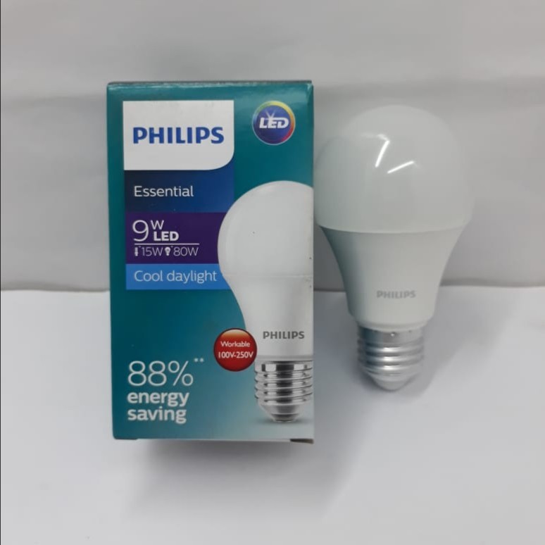 Lampu LED Philips Essential 9Watt