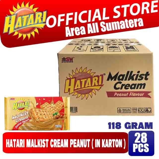 

Hatari Malkist Cream Peanut 118 Gr ( 28 Pcs ) - Karton