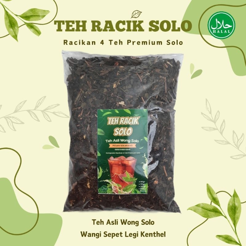 

Teh Racik Solo 250gr || Teh Khas Solo || Teh Wedangan Solo || Es Teh Solo