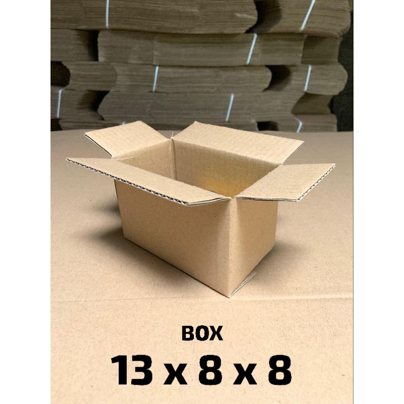 

kardus polos ukuran 13x8x8, Baru