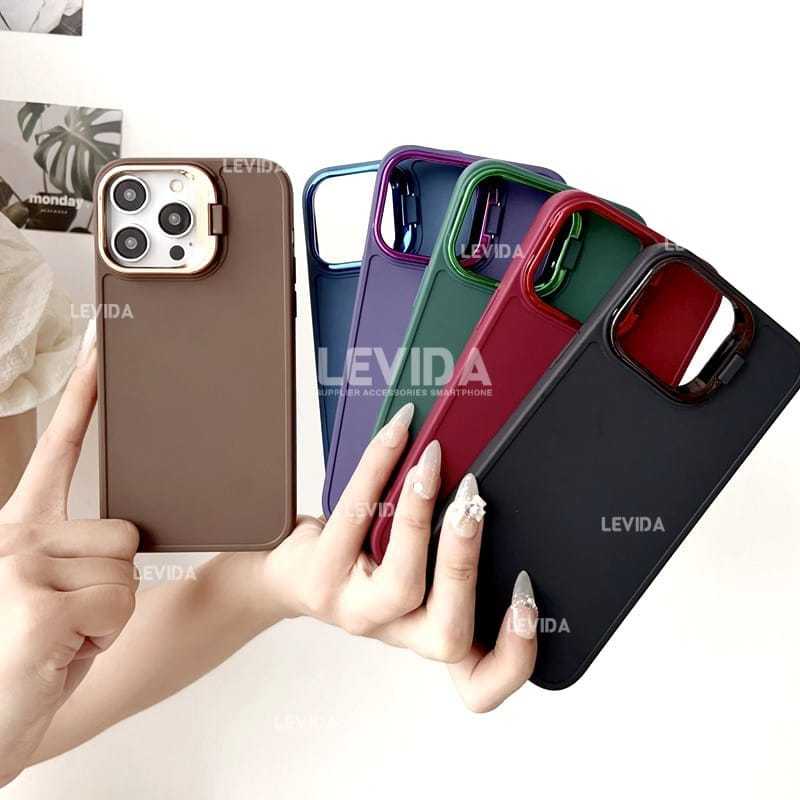 Softcase Macaron Standing Kamera Ring Case Iphone 12 Iphone 12 Pro Iphone 12 Pro Max