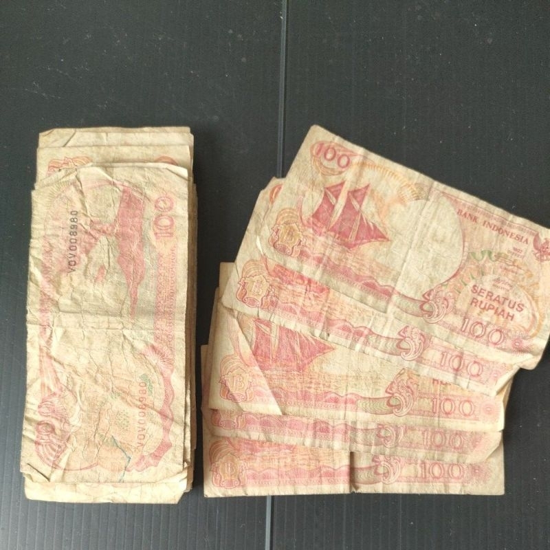 uang kertas 100 rupiah finisi