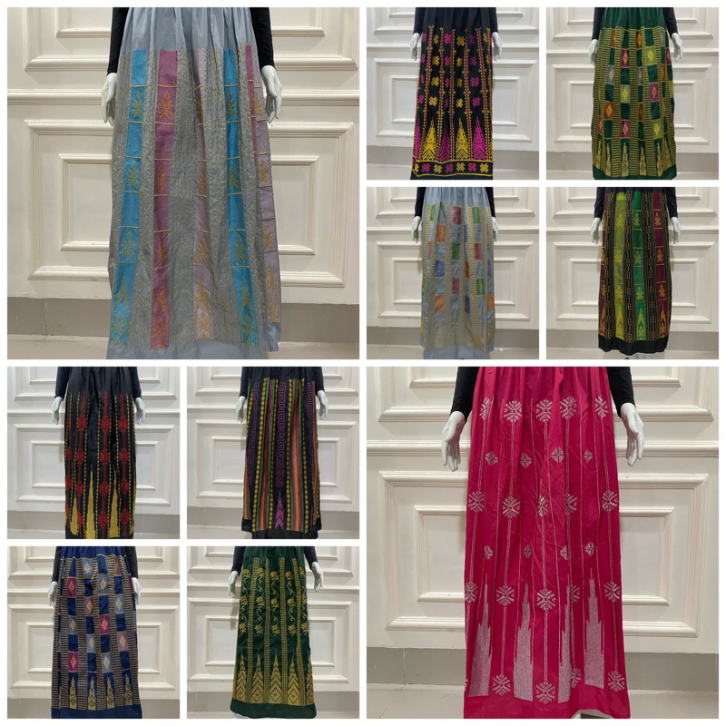 Rok bordir sutera sengkang