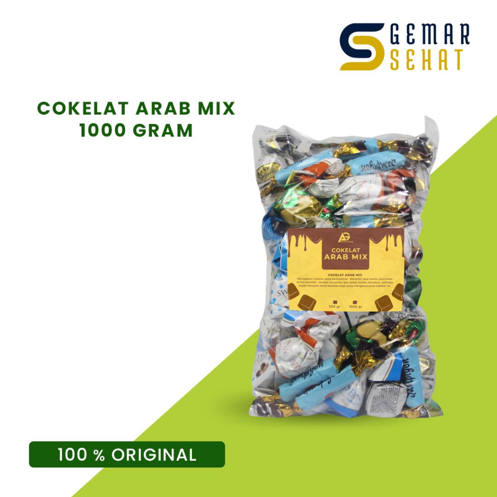 

Cokelat Arab Mix Coklat Arab / Oleh Oleh Haji dan Umroh