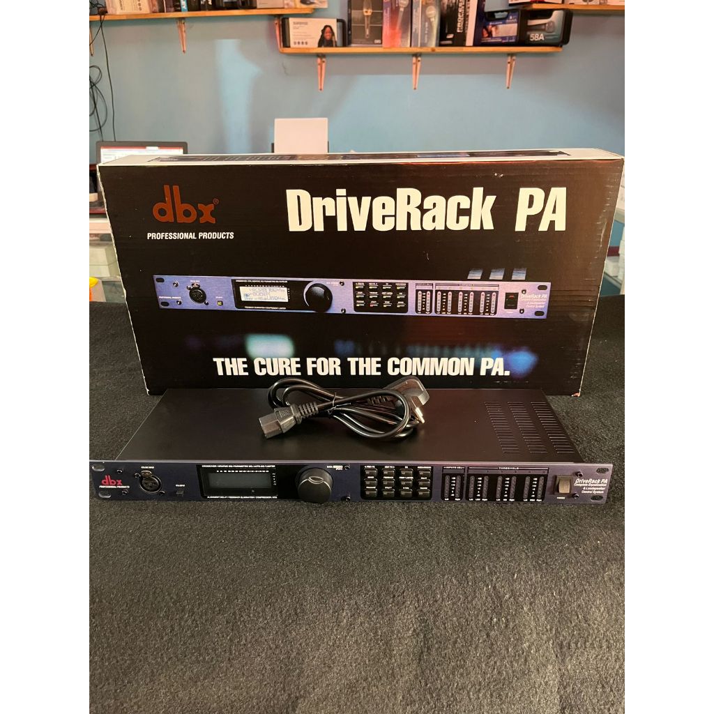 Speaker Management DBX PA Driverack DBX PA DLMS PA 3in 6out 3 Way Grade A Delay Fungsi IC Full