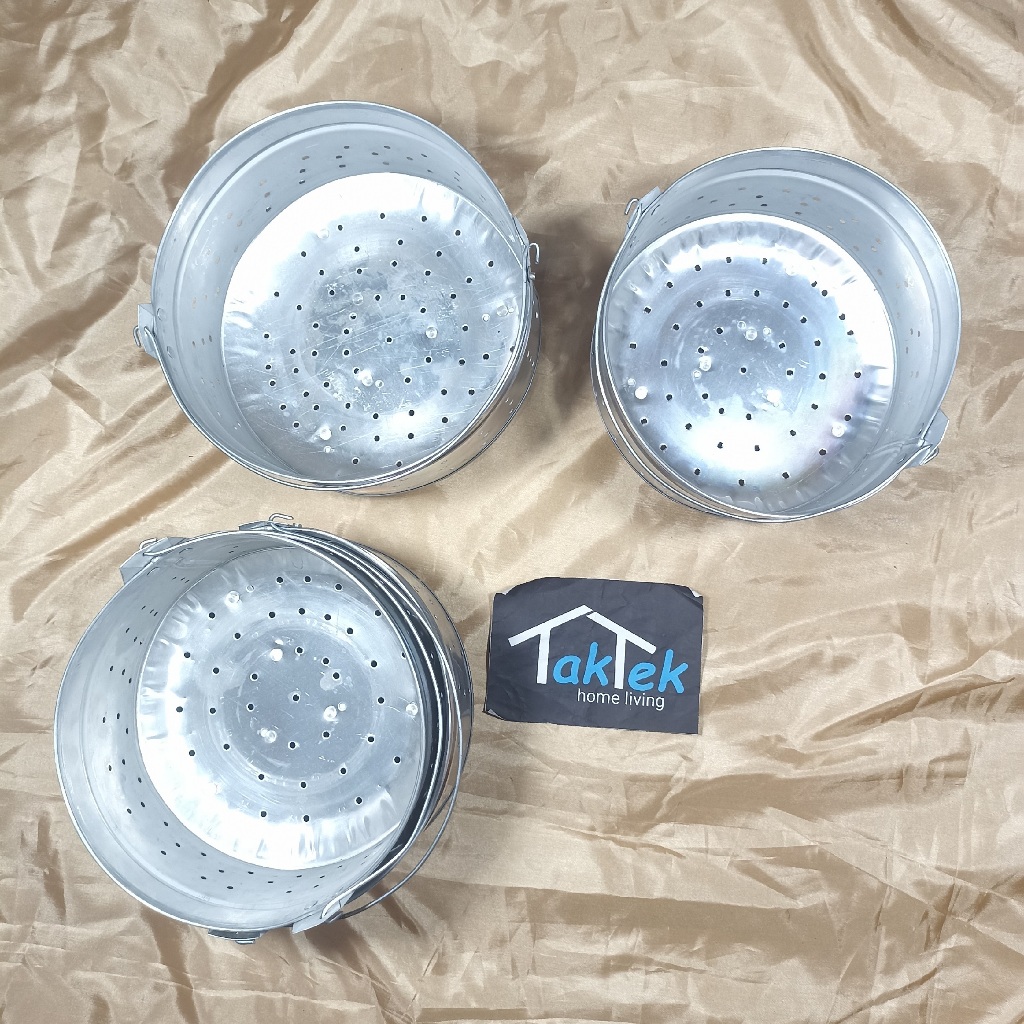 ALAT KUKUSAN BESAR NASI KUE ROTI TIM-TIMAN PANCI DANDANG SARINGAN MAGIC COM RICE COOKER 1 SET ISI 2 