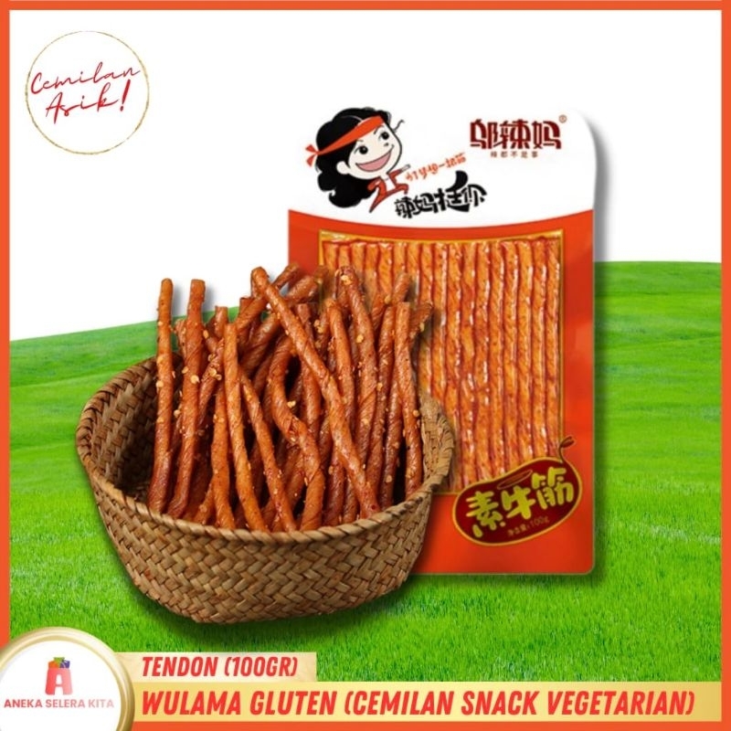 

LATIAO WULAMA TENDON SPICY HALAL VEGETARIAN SNACK 100gr LATIAO WULAMA GLUTEN