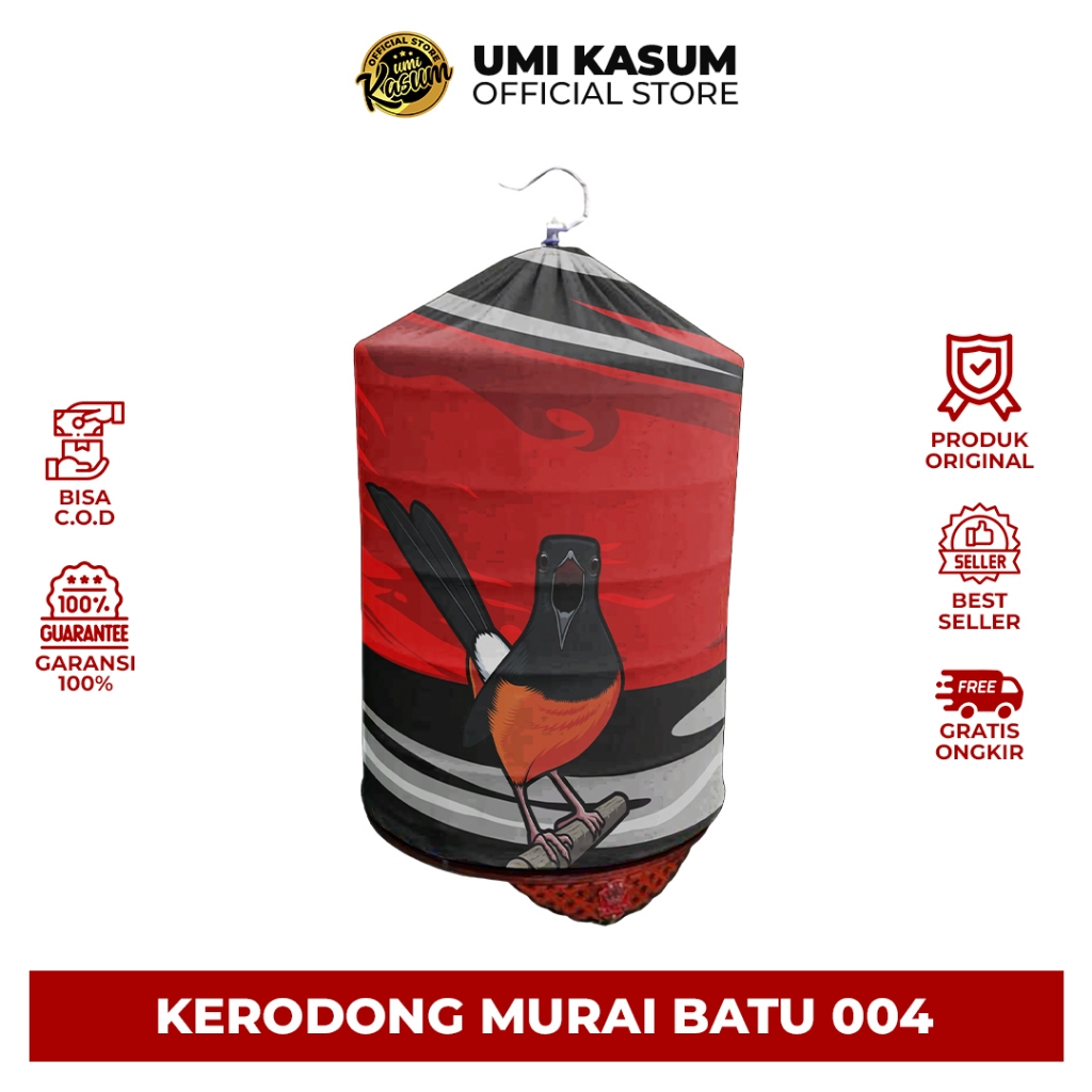Kerodong Murai Batu Double Layer Pilihan Umi Kasum| Krodong Murai Motif MB 004