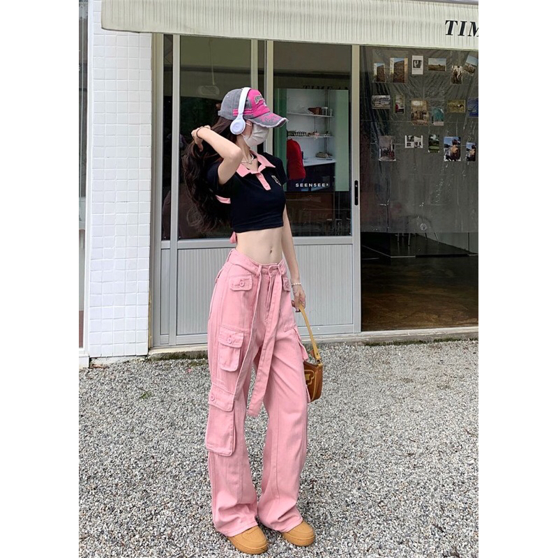 Cargo jeans baggy y2k