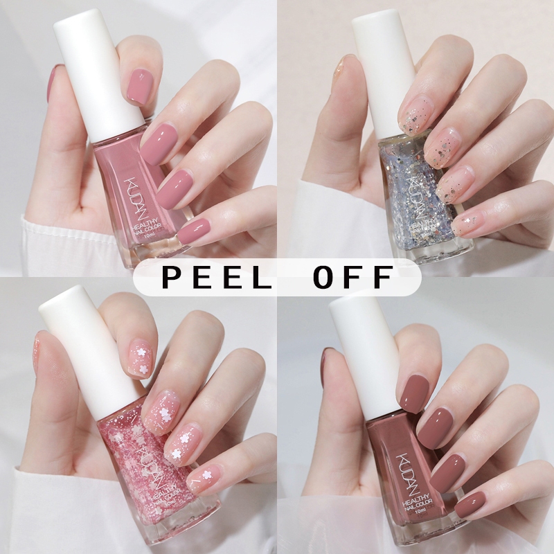 Kudan Kutek Peel Off Muslimah Kutek Untuk Sholat Cat Kutek Kuku Sholat 10Ml