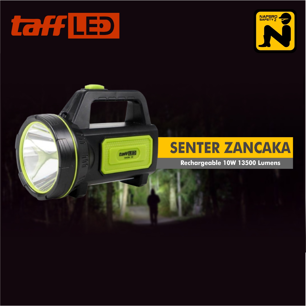 Senter ZanCaKa Senter LED Super Bright Rechargeable 10W 13500 Lumens