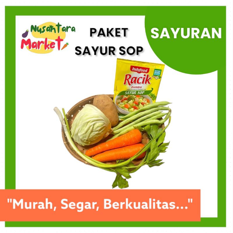 

PAKET SAYUR SOP | LENGKAP & BANYAK | NUSANTARA MARKET