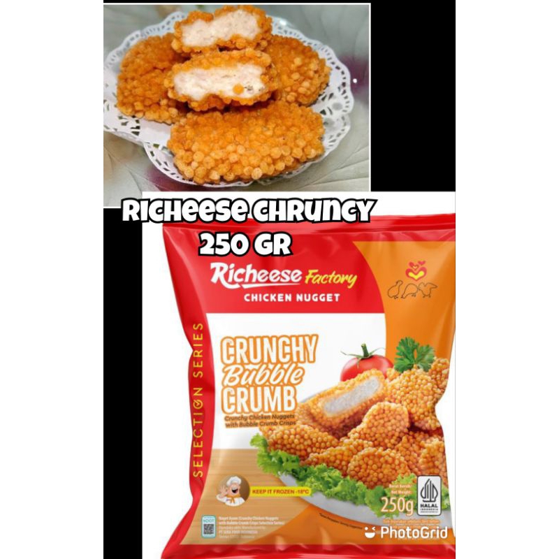 

NAGET CRISPY RICHEESE FACTORY 250 GR