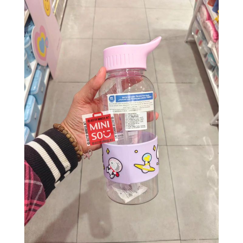 MINISO 🆕 Botol Minum SPORTS SNOOPY Little Space Explorer (1000ml)