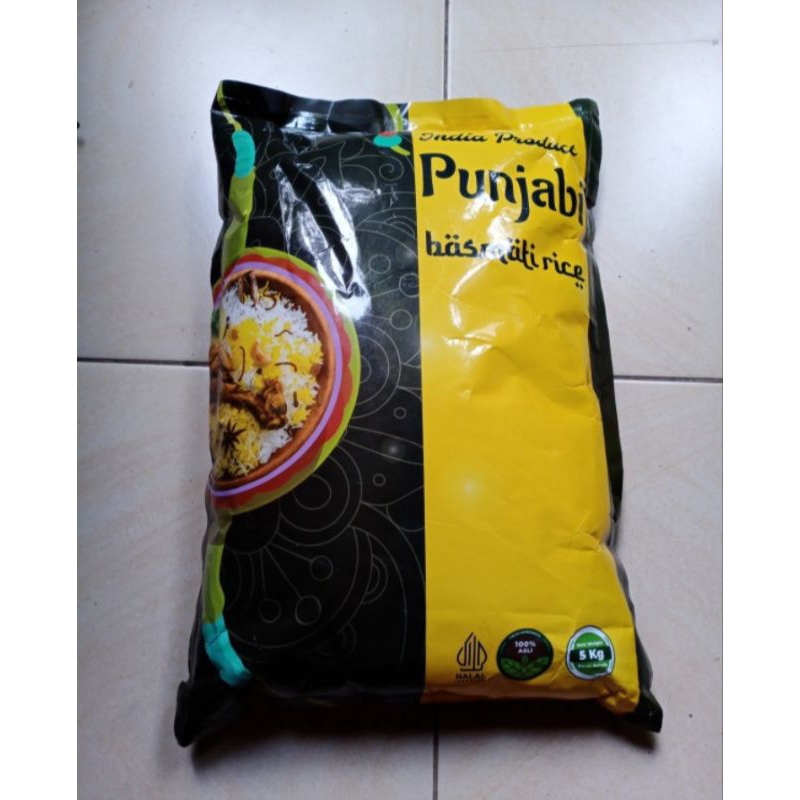 

Beras Basmati Punjabi 5kg Beras India Beras Kebuli Kabsah Briyani Arab