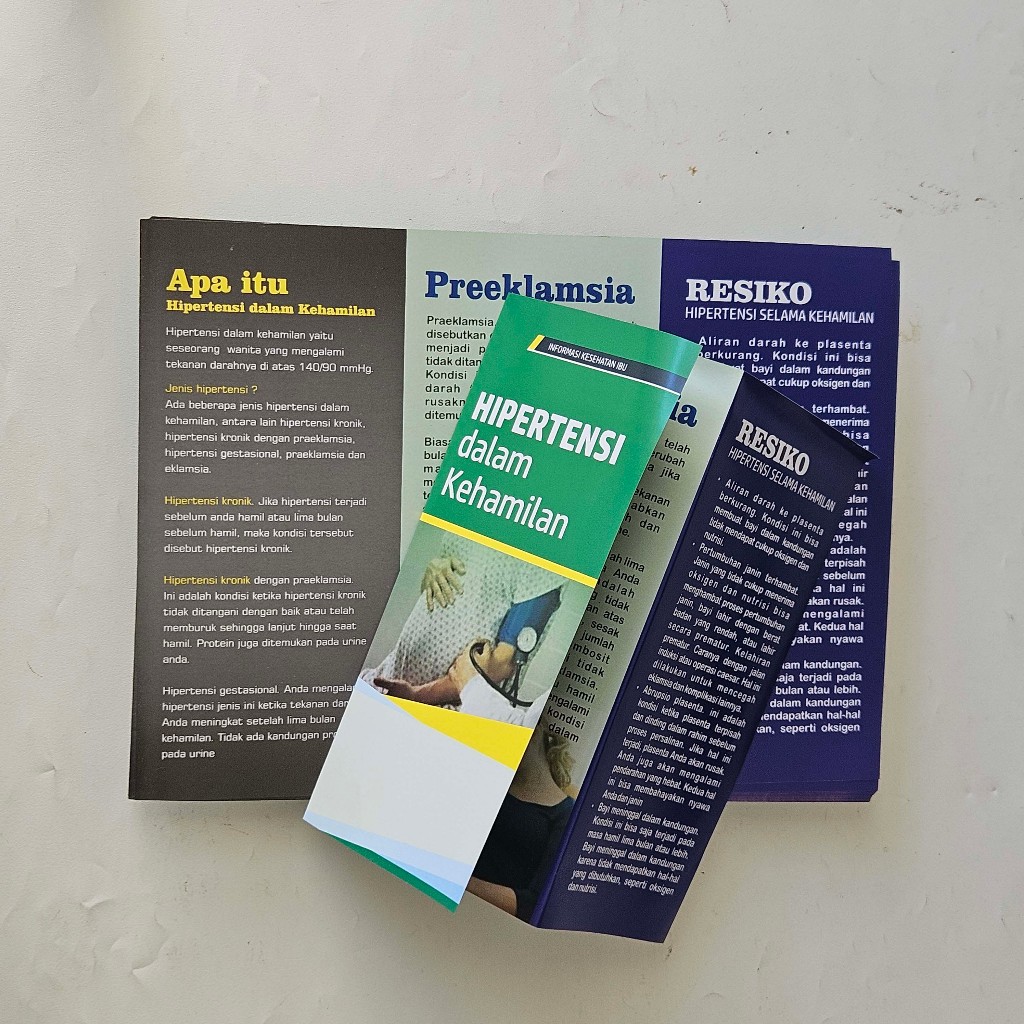 

Leaflet / Brosur Hipertensi dalam Kehamilan, Brosur Kebidanan, Informasi Kesehatan