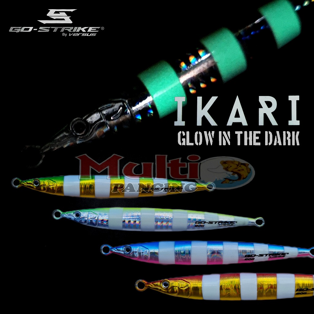 umpan metal jig go-strike versus IKARI