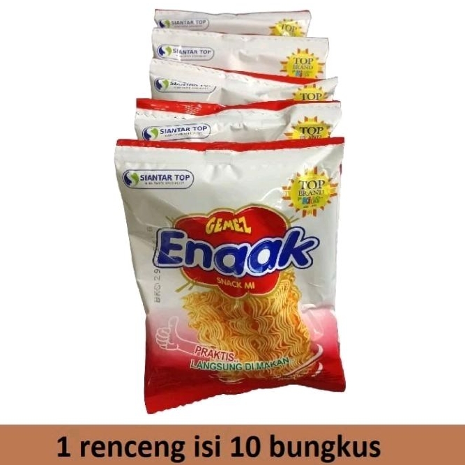 

(RENCENG) Mie Gemezz Enaak Snack Mi 16gr Isi 10pcs