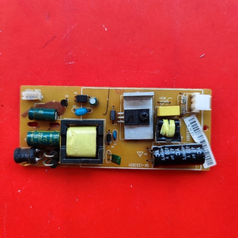 psu power suplay regulator tv ICHIKO LED TV 17