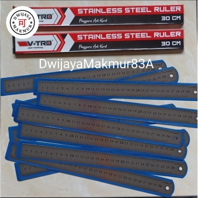 

Roll Penggaris Besi 30Cm