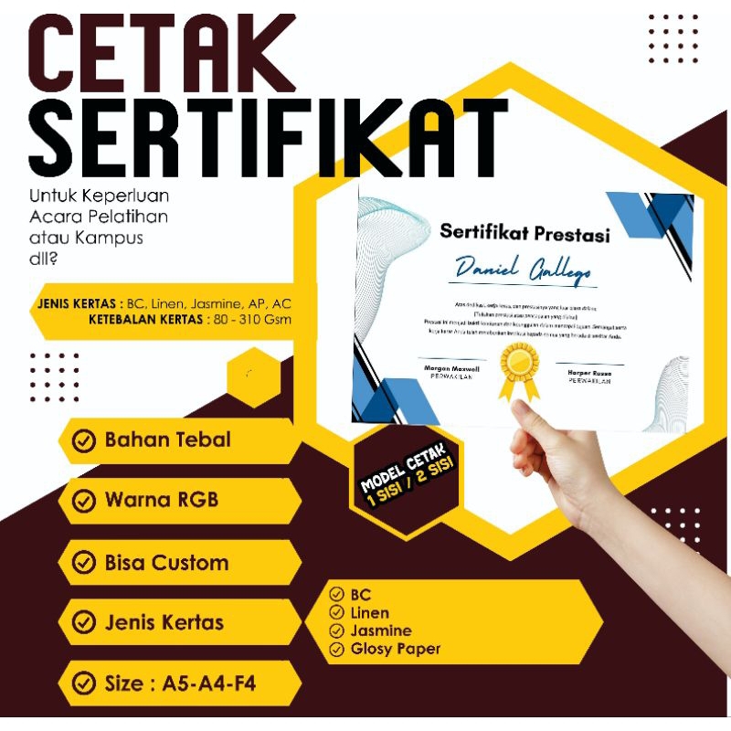 

Cetak Sertifikat Custom