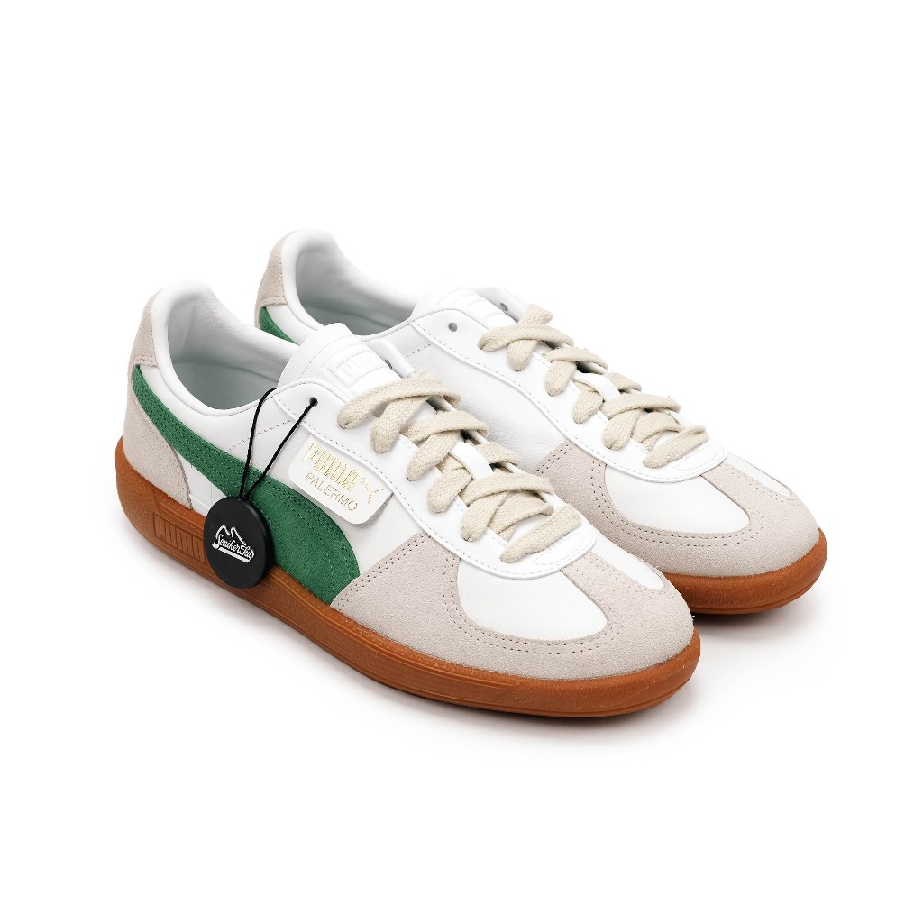 Puma Palermo White Archive Green Gum