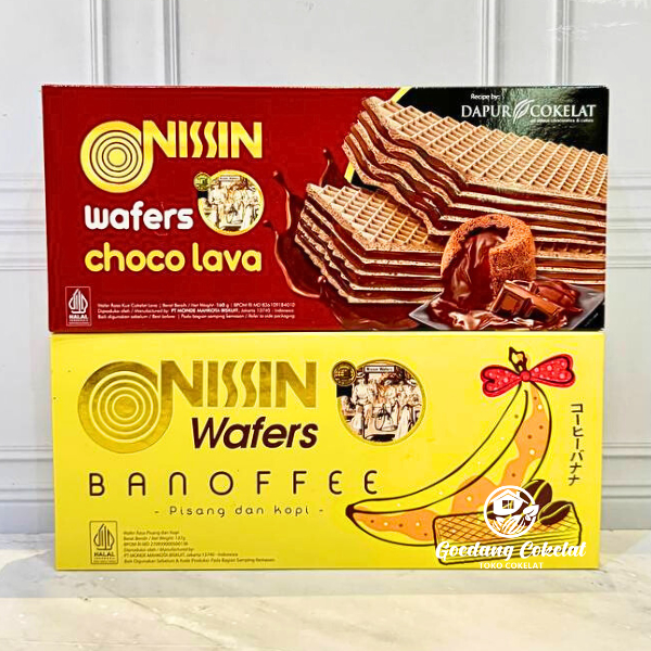 

Nissin Wafers Choco Lava Banoffee Wafer Banana Dapur Cokelat 137g / 160g