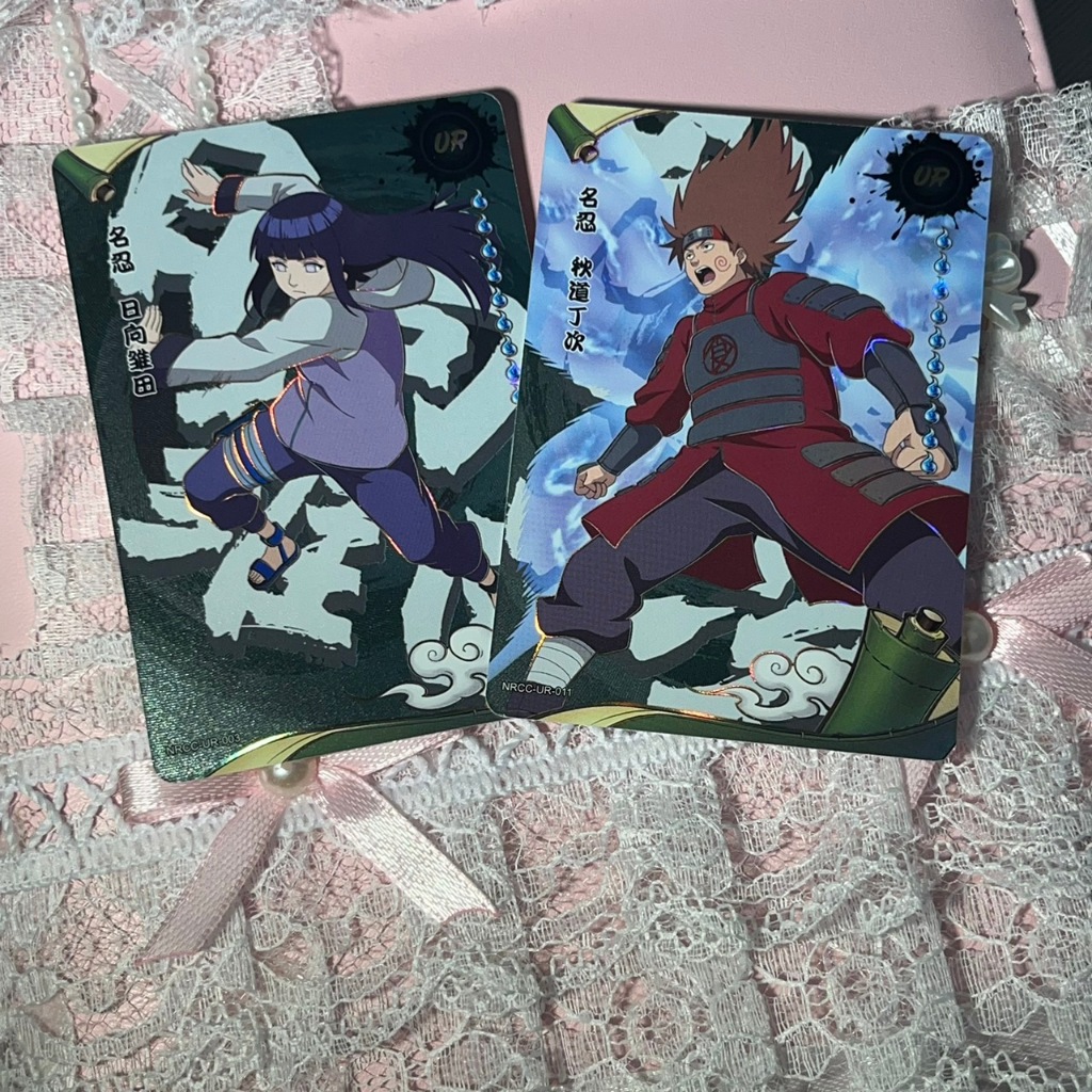 [ naruto card kartu naruto kayou UR CC hinata choji nrcc-ur-003 nrcc-ur011 ]